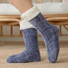 Foozie Socks Slipper Fuzzy Socks Winter Warm with Gripper Non Slip for Women