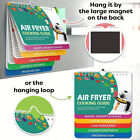 Air Fryer Magnetic Cheat Magnets Cooking Guide Booklet Air Fryer Cheat Sheet