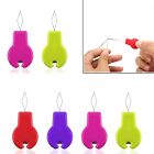 5-100PCS Multi Function Needle Threader With Cutting Edge Tool Easy Threaders AU