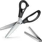 Dressmaking Pinking Shears Crafts Zig Zag Cut Serrated Scissors Serrated Fabric