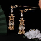 Flower Lantern Fringe Hairpin Hanfu Hair Accessories Vintage Chinese Hair Stick