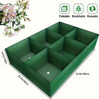 2X 6 Grid Planting Grow Bag Fabric Raised Bed Garden Planter Vegetable Plant Box