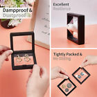 6pcs 3D Floating Coin Display Frame Holder Box Case W/ Black Stand Set 9x9cm AUS