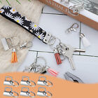 60PCS Swivel Snap Hook Sets Key Fob Hardware keychain Split Ring Tassel Keychain