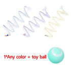 Folded Cat Tunnel Interactive Toy Spiral Tunnel Balls Mouse Feather Kitten Toys