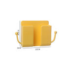 8PCS Wall Mounted Phone Remote Control Stationery Holder Storage Box Organizer