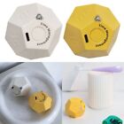 Cube Timer 450mAh Rechargeable Mini Time Management Cube Dodecagon Time Ball
