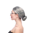 Grandma Old Lady Dress Up Set Granny Costume Wig 4 Pcs Adult & Kid Free Postage