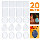 20PCS Mold Pendant Mould With Hanging Hole Jewelry Keychain Pendant DIY Craft AU