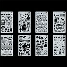 20x Bullet Journal Stencil Plastic Planner Stencils Notebook Diary Scrapbook DIY