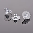 10X Large Plastic Rubber Disc Earring Backs To Secure Heavy Style Earrings AU