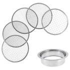 6PCS Soil Sieve Set Detachable Dirt Sifter Set With Shovel Meshes Riddle Sieve