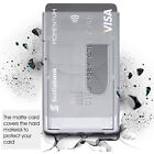 Hard Plastic Badge ID Card Holder Lanyard Business Work Pouch Double Side