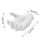 Hand Shape Hook Ball Display Rack Resin Bag Key Holder Wall Hanger Adhesive Home