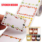 500X Adhesive Freezer Food Jam Stickers Label Kitchen Sticker Food Storage Label