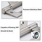 1-3Sets Stainless Steel Non Mortise 100mm Hirline Door Hinge Hinges Ball Bearing