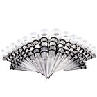50pcs Ear Stretching Kit Plug Set Stretch Ear Taper Stretcher Expander Tapers AU