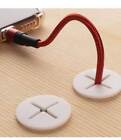 10 PCS Desk Cord Grommet Flexible Silicone Cable Hole Cover Round Gasket AU