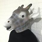 Latex Animal Giraffe Head Mask Costume Halloween Head Mask Costume Fancy Dress A
