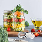 Splits Lids Sealing Storage Solid Caps Cover for Regular/Wide Mouth Jar