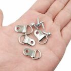1/2Set Picture Hangers Hooks 30M Wire Photo Frame Hanging D Ring Stainless Steel