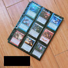 20 x 18-Pocket Card Binder Pages Black Sideload Baseball Trading Folder Storage