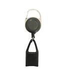 15X Retractable Lighter Leash Clip Keychain Rubber Cover Large Maxi Bic Black