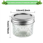 12 PCS Glass Jars with Lid Small Food Candy Storage Mason Jam Bottle Containe