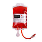 Reusable IV Blood Bags Halloween Haunted House Energy Drink Container AU