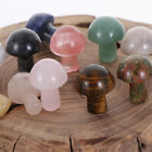 Mini Mushroom Natural Crystal Carving Quartz Massage Healing Reiki Stone Decor