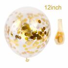 Gold Confetti Balloon Latex Standard Retro Balloons Wedding Birthday Party
