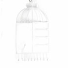 Rack Organizer Stand Necklace Hanger Earring Women Bracelet Holder Cage Jewelry