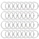 180PCS 25mm Stainless Steel Key Holder Split Scuba Rings Keyring Keychain Keyfob