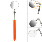 2pcs Telescopic Inspection Mirror Extendable 360 Adjustable Angle Car Hand Tool