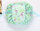 Lazy Cosmetic Bag Printing Drawstring Makeup case Storage Bag Portable Travel AU