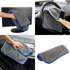 UP 5X 1200GSM 40x40cm Microfibre Cloth Rag Bulk Car Kitchen Glass Cleaning Towel