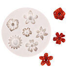 4pcs Cute Flower Silicone Molds,Fondant Candy Mould Mini Flower Chocolate Molds