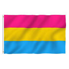 Pansexual Large Flag 90x150cm Trans Pride LGBT Lesbian Gay Rainbow Mardi Gras AU