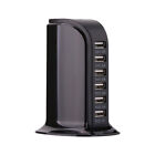 6Ports Charging Station USB Desktop Charger Rapid Tower Power Adapter Wall HUB