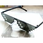 2PCS Chic MEME Deal IT Thug Life Attitude Stylish Glasses 8 Bit Pixel Sunglasses