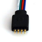 20Pcs 4Pin Connector Cable Cord Leads 10mm 3528 5050 RGB LED Strip Lights Male/F