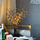 20 LED Twig Branch Fairy Light Flowers Tree Willow Night Lamp Home Xmas Decor AU