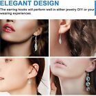 120pcs Earring Findings Clasps Hooks Fittings Ear Wire Jewelry Making Accessorie