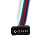 20Pcs 4Pin Connector Cable Cord Leads 10mm 3528 5050 RGB LED Strip Lights Male/F