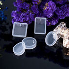 20PCS Mold Pendant Mould With Hanging Hole Jewelry Keychain Pendant DIY Craft AU