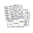 132PCS Waterproof Pantry Labels Stickers for Kitchen Food Storage Containers Set