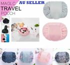 Lazy Cosmetic Bag Printing Drawstring Makeup case Storage Bag Portable Travel AU