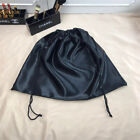 1x Black Satin Silk Storage Bag Drawstring Dust-Proof Pouch Pack Portable HotBag