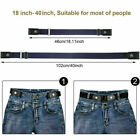 4X Buckle-free Stretch Elastic Belt Invisible No Bulge Hassle For Jean Women Men