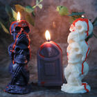 Silicone 3D Skull Candle Mold DIY Making Soap Wax Resin Mould Craft Halloween AU